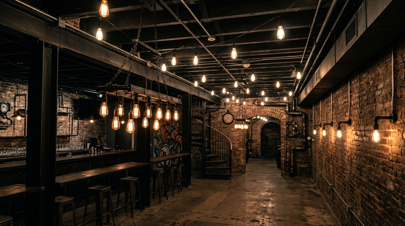 Add recessed lighting for clean, even coverage